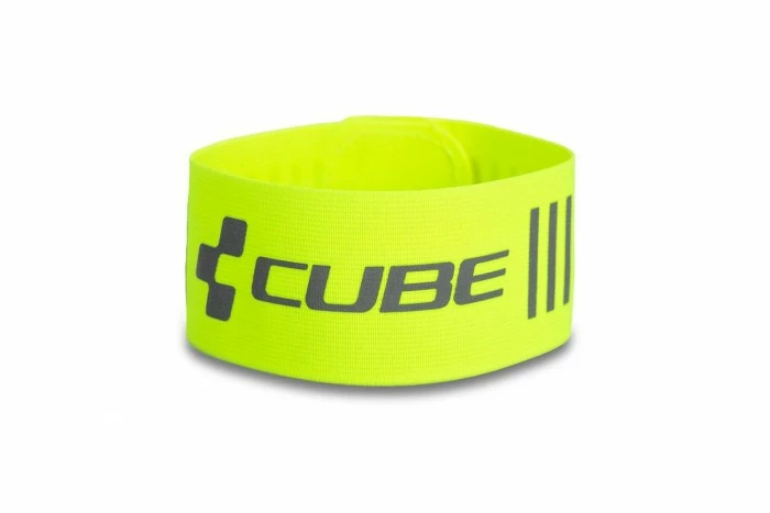 Cube Safety Band Fahrrad / Sport Reflektorband Gelb 1 Cube Safety Band Fahrrad / Sport Reflektorband Gelb