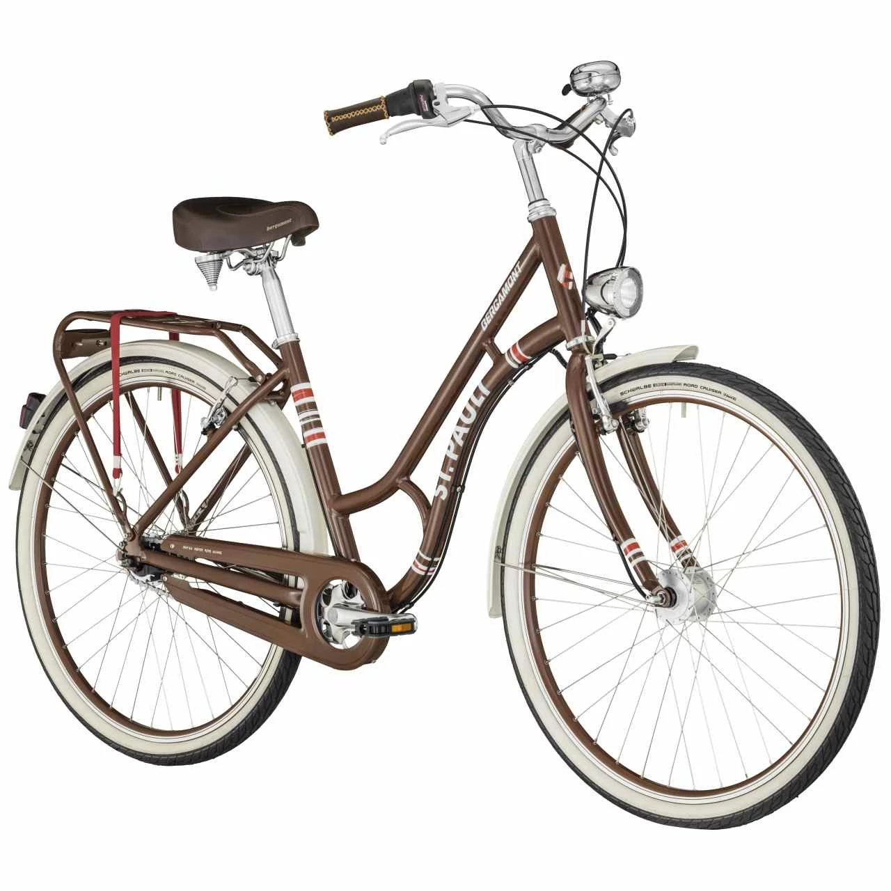 Bergamont Summerville St. Pauli Special Edition Unisex Retro City Fahrrad Braun 2022 2 Bergamont Summerville St. Pauli Special Edition Unisex Retro City Fahrrad Braun 2022 – Bild 2