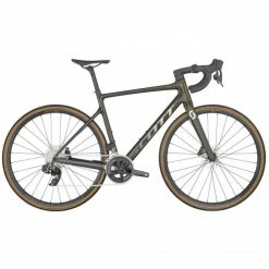 Scott Addict 10 Carbon Rennrad Schwarz/flakes Gelb 2023