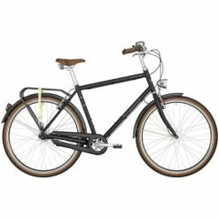 Bergamont Summerville N7 FH Retro City Fahrrad Schwarz 2023