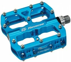 Reverse E-Escape Flat Fahrrad Pedal Light Blau