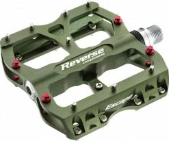 Reverse Pedal Escape Flat Fahrrad Pedal Oliv Grün