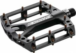 Reverse Pedal Black One Flat Fahrrad Pedal Schwarz/kupferfarben