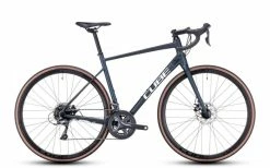 Cube Attain Rennrad Blau 2023
