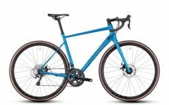 Cube Attain Race Rennrad Blau 2023