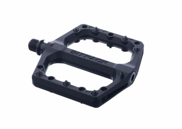 Sixpack Menace 3.0 Alu Flat Fahrrad Pedal Stealth Schwarz 1 Sixpack Menace 3.0 Alu Flat Fahrrad Pedal Stealth Schwarz