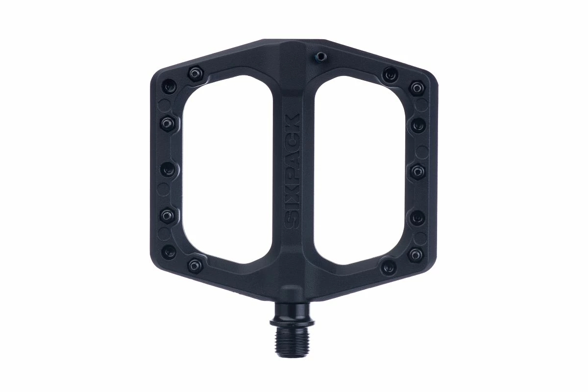 Sixpack Menace 3.0 Alu Flat Fahrrad Pedal Stealth Schwarz 2 Sixpack Menace 3.0 Alu Flat Fahrrad Pedal Stealth Schwarz – Bild 2