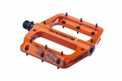 Sixpack Vertic 3.0 Alu Flat Fahrrad Pedal Orange