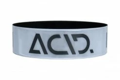 Acid Snapband Fahrrad / Sport Hosenband Reflektierend Grau