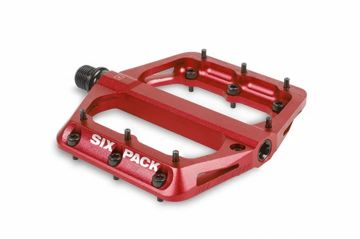Sixpack Millenium -AL Flat Fahrrad Pedal Rot 1 Sixpack Millenium -AL Flat Fahrrad Pedal Rot