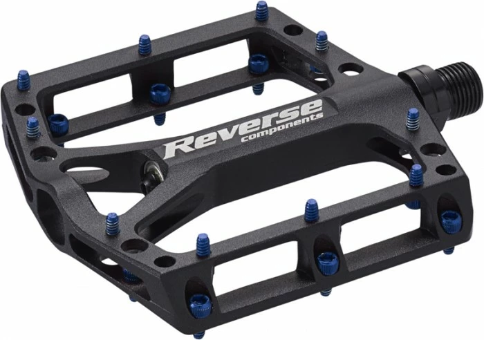 Reverse Black ONE Flat Fahrrad Pedal Schwarz/dunkel Blau 1 Reverse Black ONE Flat Fahrrad Pedal Schwarz/dunkel Blau