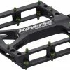 Reverse Black ONE Flat Fahrrad Pedal Schwarz/hell Grün