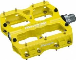 Reverse Escape Flat Fahrrad Pedal Gelb